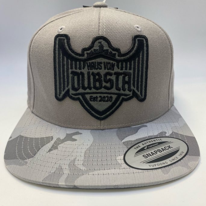 Limited Edition Haus Von Dubsta Grey Camo Snapback Hat