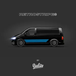 RetroStripe® Volkswagen Transporter T5 T6 Side Stripe Kit 004