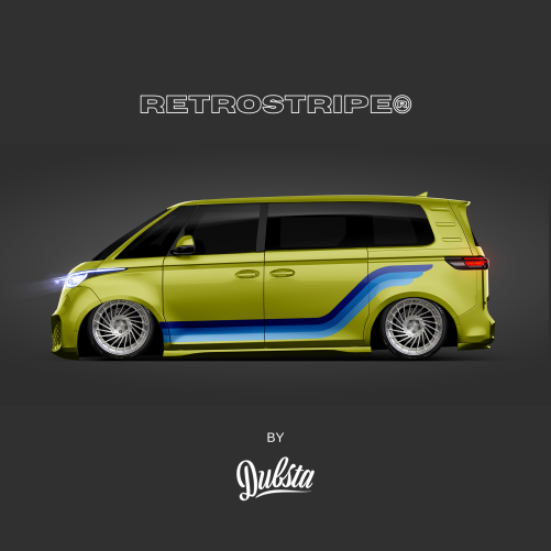 RetroStripe® Volkswagen id.buzz Printed Side Stripe Kit #001P - Image 18