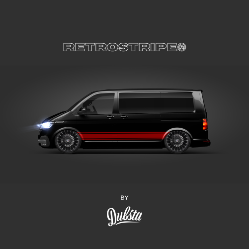 Volkswagen T5 Graphics Side Stripe Kit 003 - Bubble Free Vinyl - Image 3