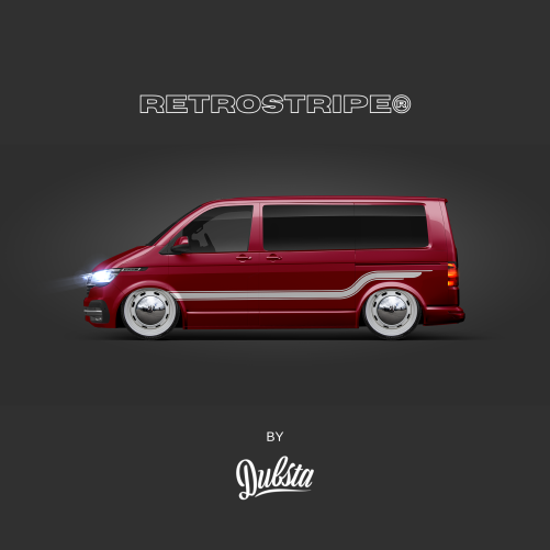 Transporter Side Stripe Kits 002 Vinyl Decal - RetroStripe® for VW - Image 2