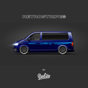 RetroStripe® Volkswagen Transporter T5 T6 Side Stripe Kit 006
