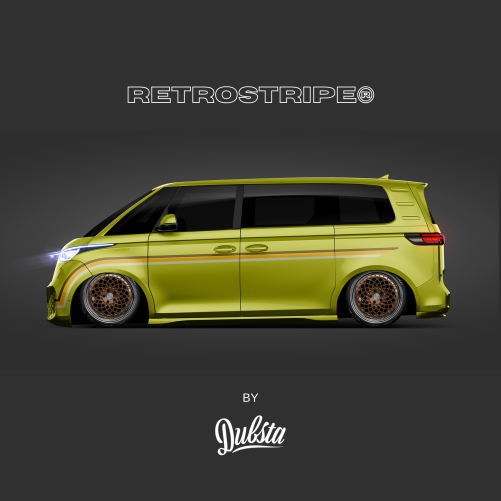 RetroStripe® Volkswagen id.buzz Printed Side Stripe Kit #003P - Image 13