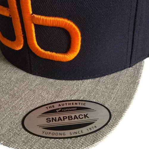 Dubsta db Blue / Grey Twill Snapback Hat