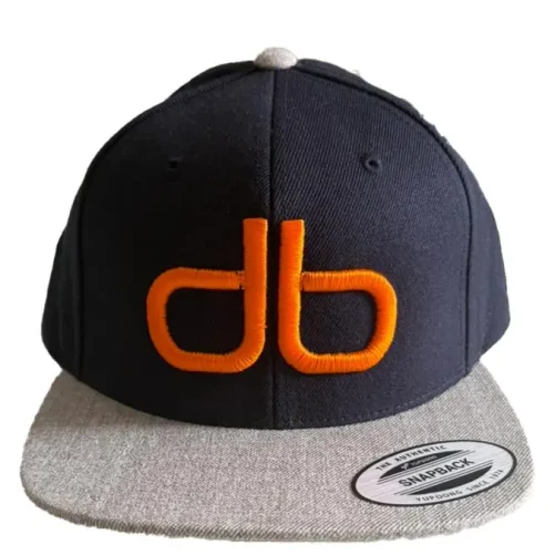 Dubsta db Blue / Grey Twill Snapback Hat