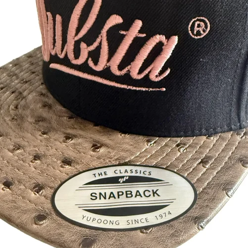 Dubsta® Black / Ostrich Snapback Hat