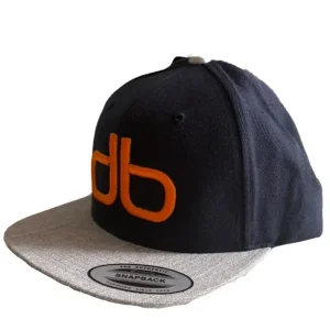 Dubsta db Blue / Grey Twill Snapback Hat
